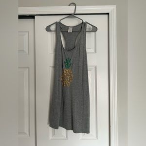 Xhilaration Racerback Pineapple Coverup